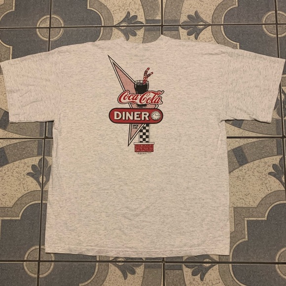Coca Cola Other - NWOT VTG ‘89 Coca-Cola Diner Double-Sided Tee Sz L